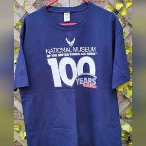 Mens Blue National Museum T-Shirt